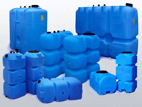 Пластиковые баки для питьевой воды и солярки объемом 500-2000 л производства ООО "Анион"